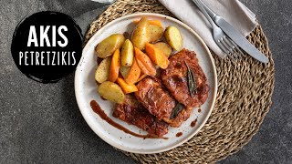 Pork Saltimbocca alla Romana  Akis Petretzikis [upl. by Gnirps309]