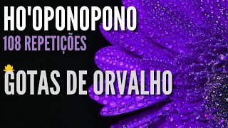 HOOPONOPONO COM GOTAS DE ORVALHO  108 REPETIÇÕES  Eu limpo em mim com Gotas de Orvalho [upl. by Redwine]