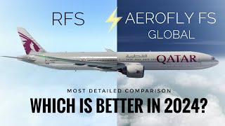 PAID RFS vs AEROFLY FS GLOBAL ULTIMATE COMPARISON ⚡️ WHICH IS BETTER IN 2024 ​⁠RORTOS ​⁠ [upl. by Ecnirp573]