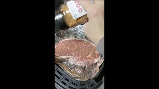 Reverse Sear Steak Airfryer  Stovetop [upl. by Earla]