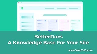 BetterDocs – A Knowledge Base For Your Site [upl. by Rai]