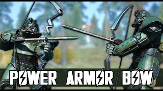 A Bow and Arrow for Power Armor  Fallout 4 Mod [upl. by Alicec649]