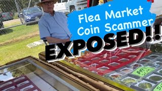 Beginner Coin Collectors BEWARE of Flea Market Scams coincollecting [upl. by Newlin935]