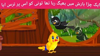 Tony Chidiya Barish ki kahani new story Cartoon Bird  2024  Hindi Cartoon [upl. by Phelgen975]