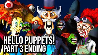 Hello Puppets  Part 3  ENDING  60FPS  No Commentary [upl. by Tudor610]