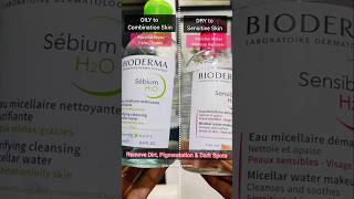 Best micellar Water for Oily skin makeup remover  Bioderma micellar Water skin cleaning ✨ [upl. by Hsiekal]