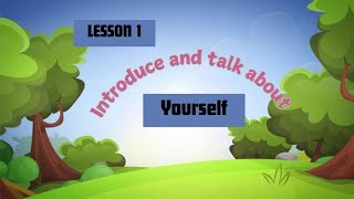 Learn English l Lesson 1  Self Introduction [upl. by Ganiats]