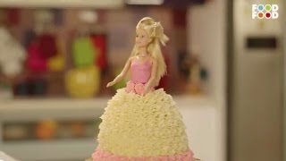 Eggless Princess Cake at Home  Doll Cake Recipe  Cake Decoration Recipe  डॉल डेकोरेशन केक रेसिपी [upl. by Utter888]