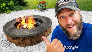 I Perfected The DIY Smokeless Fire Pit That Works [upl. by Ule]