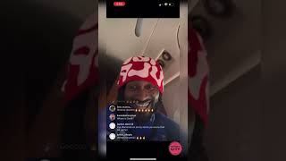 LIL DURK DISSES FYNDEE BOY “ LOOK AT FYNDEE BOY HE TOUCH ON LIL BOYS THAT BOY A PLE “ ON IG LIVE [upl. by Hildagard]