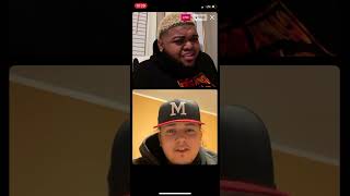 DRUSKI2FUNNY IG Live 😭😭 Kicks person off for saying N word [upl. by Ingmar]