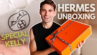 SURPRISE HERMES KELLY BAG UNBOXING 🥳  Special Hermes Kelly Bag Reveal [upl. by Clabo]