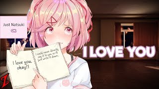 She confessed  Just Natsuki 18 Mod [upl. by Htnnek]