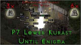 How Many Lower Kurast Runs for Enigma Spoiler A LOT  D2R Holy Grail [upl. by Trilbie]