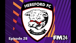 LEAGUE WIN Hereford FC  28  Football Manager 2024 [upl. by Ellett]