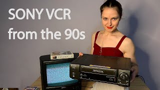 This VCR Smells So Delicious  Sony Video Cassette Recorder [upl. by Asille47]