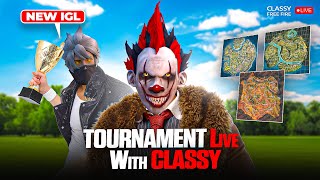 Semi Finals ⛔️ T1 Lobby Experience 💀 With OLD NXT 😈 Classy Live 👽 freefire live classyfreefire [upl. by Mashe111]