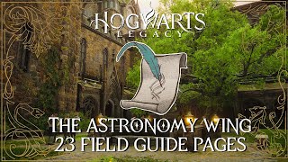 Hogwarts Legacy ALL 23 Astronomy Wing Field Guide Pages [upl. by Tam]