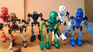 LEGO Bionicle Toa Mata First Generation Collection Review From 2001 [upl. by Beata]