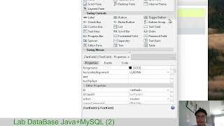 Java NetBeans connect mySQL DataBase part 23 [upl. by Amandy291]