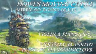 Howls Moving Castle 【Violin amp Piano】 [upl. by Kery]