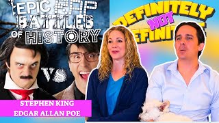 Epic Rap Battles of History Stephen King vs Edgar Allan Poe Reaction [upl. by Nerat]