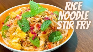 15Minute Rice Noodle Stir Fry For Your Busy WEEKNIGHT DINNER  Rice Vermicelli Stir Fry Recipes [upl. by Delos]