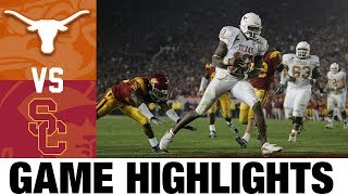 1 USC vs 2 Texas  2006 Rose Bowl Highlights  2000s Games of the Decade [upl. by Ahsal805]