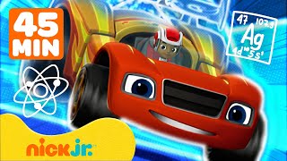 Blaze and the Monster Machines  Blazes WissenschaftsMarathon  45 MinutenCompilation  Nick Jr [upl. by Norahs]