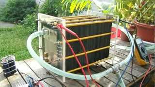 101 plates dry cell hho generator by limuel gemongala of digos city [upl. by Alejandra]