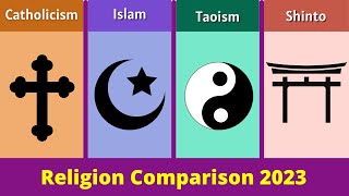 Catholicism vs Islam vs Taoism vs Shinto  Religion Comparison 2023  Catholics vs Muslim [upl. by Ayirp]