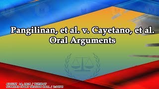 Oral Arguments on GR No 238875 and GR No 239483  August 28 2018 [upl. by Yelnek]