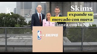 Skims firmó un convenio para ser el partner oficial de la NBA WNBA y USA Basketball [upl. by Duggan]