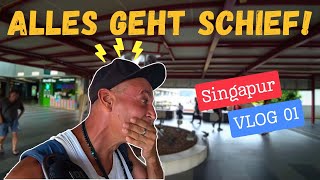 Albtraum in Singapur Meine Weltreise ging komplett schief  Singapur VLOG 01 [upl. by Akkim582]