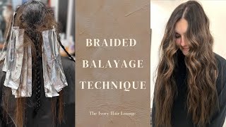 Braided Balayage The Ultimate LivedIn Color Technique [upl. by Erehs542]