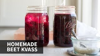 How to Make Beet Kvass  healthy fermented drink [upl. by Sigfrid]