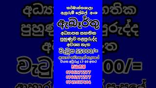 job vacancy 2024 sri lanka  රැකියා ඇබෑර්තු 2024  job vacancy 2024 rakiya abarthu factri rakiya [upl. by Strephonn]