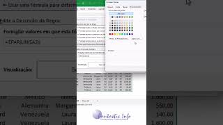 Como Fazer Formatação Estilo Linhas Zebradas no Excel [upl. by Anala]