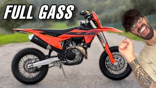 Test KTM SMR 450 2025 con Slick  20000€ di powerparts [upl. by Adine677]