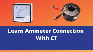 Ammeter Connection With CT  Ammeter Selector Switch [upl. by Skyla]