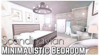 Bloxburg Scandinavian Minimalist Bedroom No Gamepass [upl. by Inva]