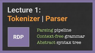 Building a Parser from scratch Lecture 118 Tokenizer  Parser [upl. by Sairahcaz]