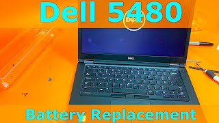 Dell Latitude 5480  Battery Replacement [upl. by Rind410]