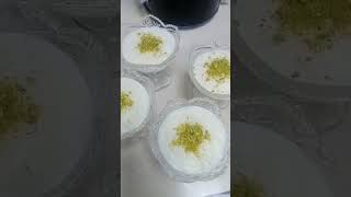 Mahalabiya Arabic Dessert asmr desserts asmrsweets shorts [upl. by Halivah223]