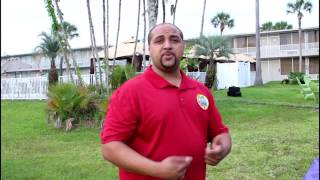 How to fold a Bouncy House  Kissimmee [upl. by Dnartreb]