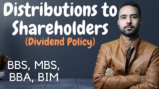 Dividend Policy  Financial Management  BBS 2nd finance Chapter 10  MBS BBA BIM [upl. by Ahseat]