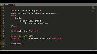 important html tags  web development [upl. by Montgomery]