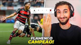 Flamengo 1 x 0 Atlético MG  FLAMENGO CAMPEÃO de forma quothumilhantequot🤔 [upl. by Aehsrop]