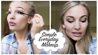 Simple Everyday Makeup Tutorial  Anna Saccone [upl. by Ronna152]