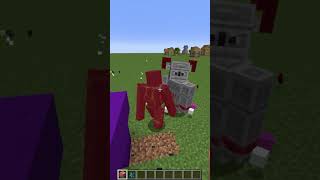 Minecraft Redstone Warden vs Every Golem 💀 shorts [upl. by Eniawtna]